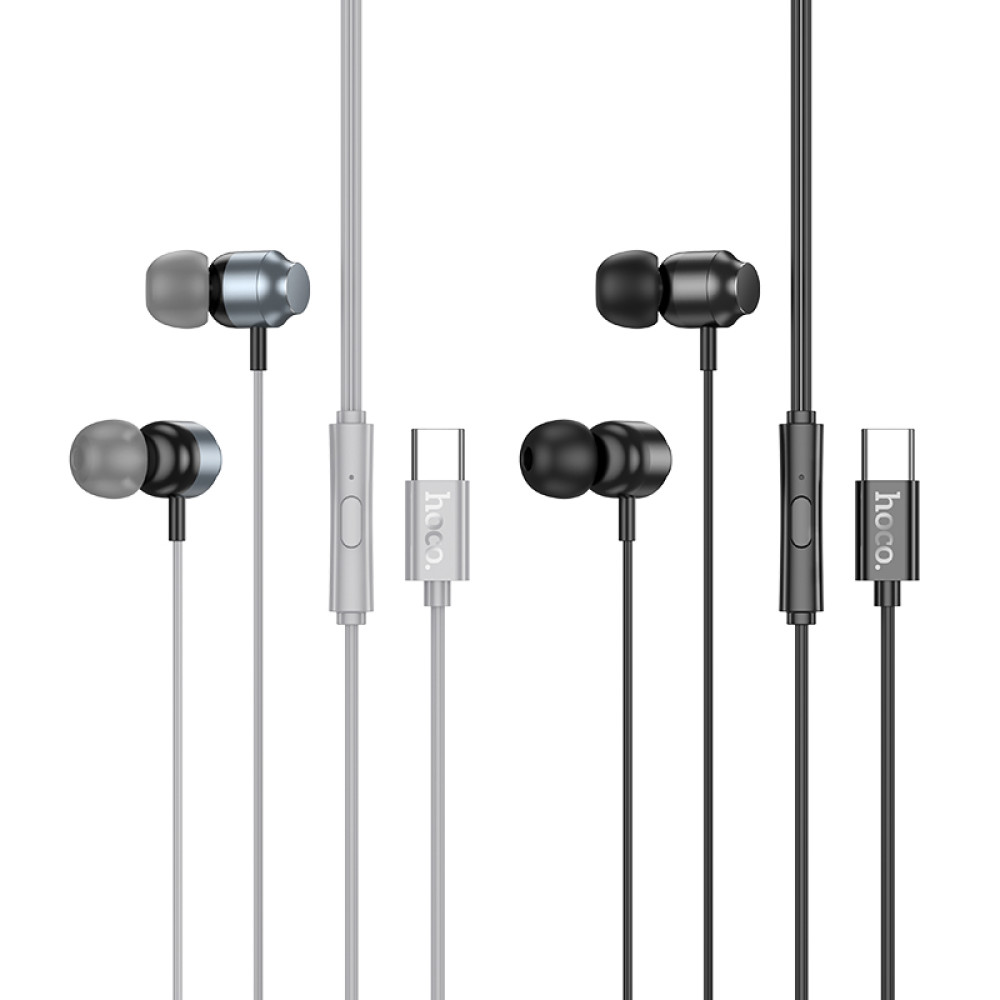 Навушники Hoco M122 Power metal universal Type-C