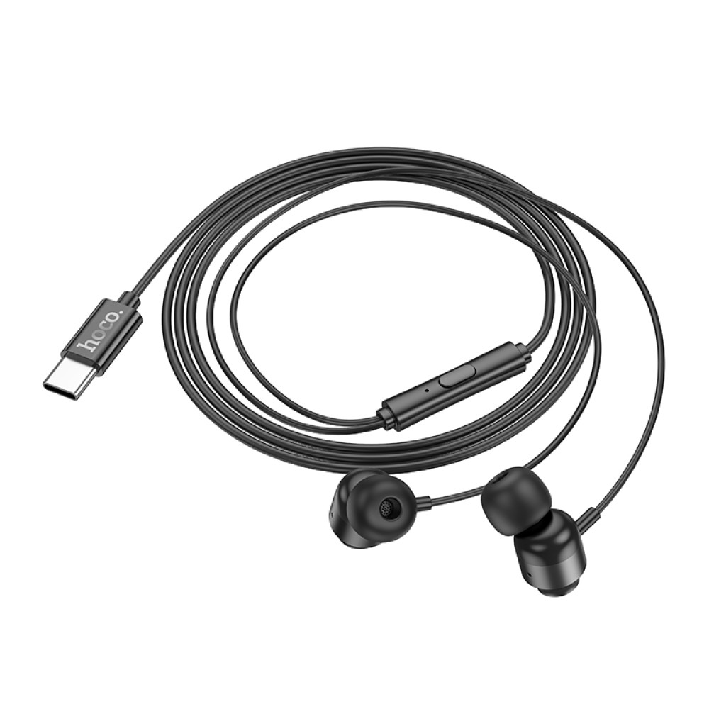 Навушники Hoco M122 Power metal universal Type-C