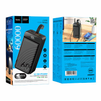 УМБ Power Bank Hoco J123C Element 60000mAh PD20W+QC3.0 (з ліхтарем)