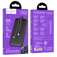 УМБ Power Bank Hoco J118 Speed energy 10000mAh 2A (with cable Type-C+Lightning)