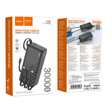 УМБ Power Bank Hoco J146B Night tide 30000mAh 5V-2A (with cable Type-C+Micro+Lightning+USB)