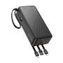УМБ Power Bank Hoco J146B Night tide 30000mAh 5V-2A (with cable Type-C+Micro+Lightning+USB)
