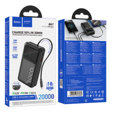 УМБ Power Bank Hoco Q41 Bright 20000mAh 22.5W+PD20W with cable Type-C