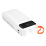 УМБ Power Bank Hoco J151A Spirit 20000mAh 2A (with cable Type-C+Micro+Lightning+USB) з ліхтарем