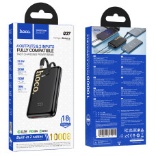 УМБ Power Bank Hoco Q37 Graceful 10000mAh 22.5W+PD20W (with cable Type-C+Lightning)