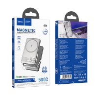 УМБ Power Bank Hoco Q36 Sunlight 5000mAh PD20W з підставкою та бездротовою зарядкою (10W)