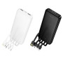 УМБ Power Bank Hoco J163 Wonderful 10000mAh 2A (with cable Type-C+Lightning+USB+Micro)