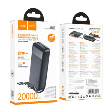 УМБ Power Bank Hoco J163A Wonderful 20000mAh 2A (with cable Type-C+Lightning+USB+Micro)
