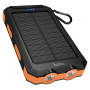 УМБ Power Bank Hoco J164 Platinum 8000mAh 2A (з ліхтарем, компасом, сонячною панеллю)