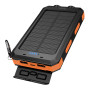 УМБ Power Bank Hoco J164 Platinum 8000mAh 2A (з ліхтарем, компасом, сонячною панеллю)
