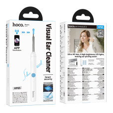 Розумна вушна паличка Hoco HP65 з камерою 130mAh APP