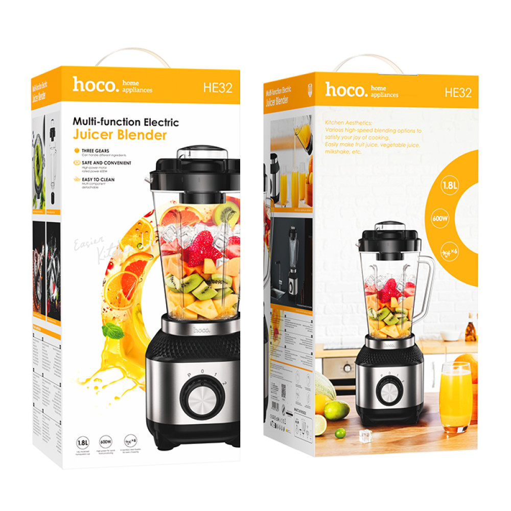 Блендер електричний Hoco HE32 1.8L (600W)