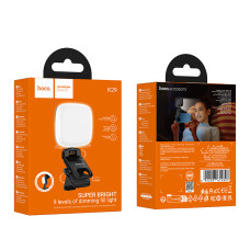 Портативне відеосвітло Hoco K29 Wonder з кліпсою 300mAh, 2700–6500K (14,4*7,0*5,3 см)