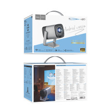 Проектор Hoco DT7 Smart electric focus (1080P, Android version, 190 Ansi)