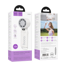 Вентилятор ручний Hoco HX603 складаний, з дисплеєм, 3600mAh (з вбуд. акум.)