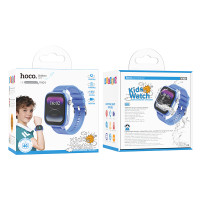 Дитячий годинник Smart Watch Hoco Y101 4G children (Підтримка дзвінка) BLUE