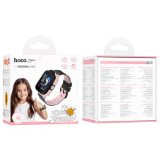 Дитячий годинник Hoco Y104 4G (Підтримка дзвінка) PINK
