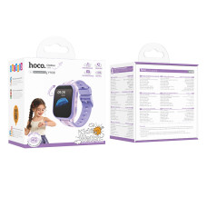 Дитячий годинник Hoco Y108 4G (Підтримка дзвінка) PURPLE