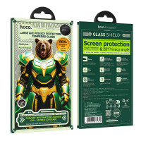 Захисне скло Hoco Bear Shield series full screen anti spy tempered glass iPhone 17 Pro Max (A888 Plus)