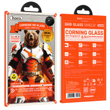 Захисне скло Hoco Bear Shield series Corning full screen HD tempered glass iPhone 17 Pro (A888 Pro)