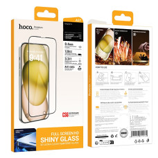 Захисне скло Hoco Unbounded series 3D curved surface HD tempered iPhone 15 (A37)