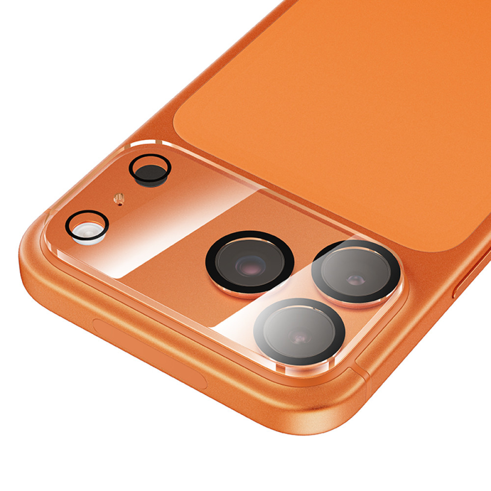 Захисне скло на камеру Hoco 3D all-inclusive night shooting circle lens iPhone 17 Pro (G13) (1шт)