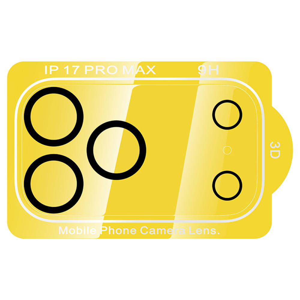 Захисне скло на камеру Hoco 3D all-inclusive night shooting circle lens iPhone 17 Pro (G13) (1шт)