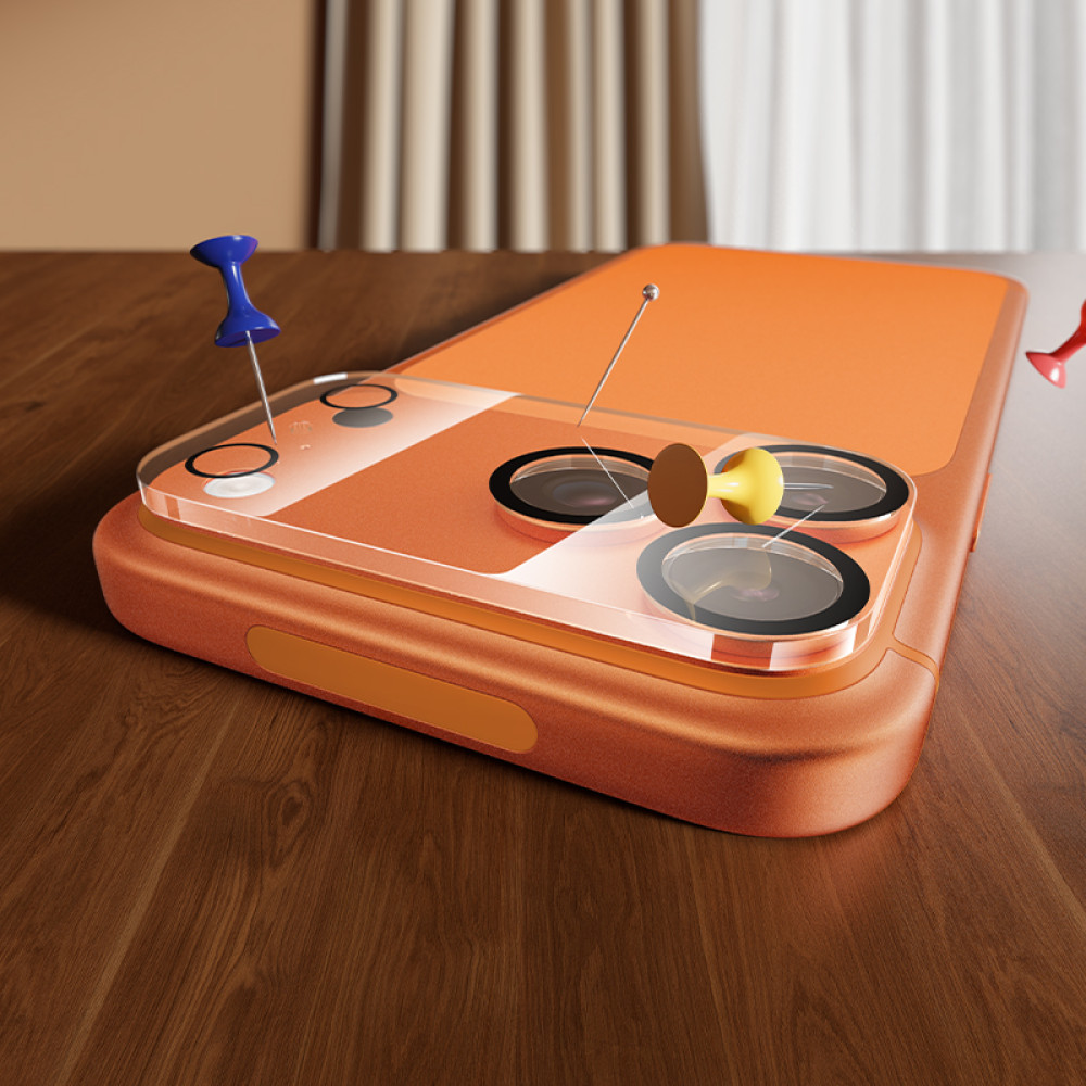 Захисне скло на камеру Hoco 3D all-inclusive night shooting circle lens iPhone 17 Pro (G13) (1шт)