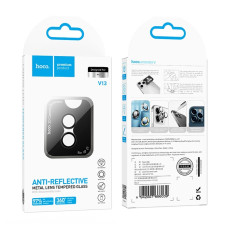 Захисне скло на камеру Hoco 3D metal frame lens film iPhone 17 (V13) (1шт)