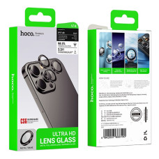 Захисне скло на камеру Hoco Crystal clear HD 3D metal frame iPhone 17 Air (V14) (1шт)