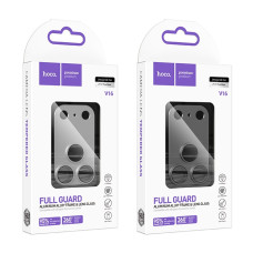 Захисне скло на камеру Hoco Armor metal frame lens iPhone 17 Pro Max (V16) (1шт)