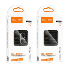 Захисне скло на камеру Hoco Armor metal frame lens iPhone 17 (V16) (1шт)