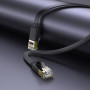Кабель мережевий для інтернету Hoco US07 General pure copper flat network cable 3m