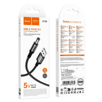 Кабель живлення для роутера та модему Hoco X129 Advantage 5V USB to DC5.5