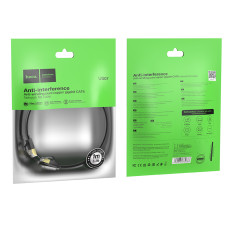 Кабель мережевий патч-корд для інтернету Hoco US07 General pure copper flat network cable 1m