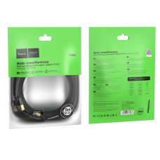 Кабель мережевий патч-корд для інтернету Hoco US07 General pure copper flat network cable 5m
