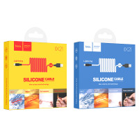 Data Cable Hoco X21 Silicone Lightning 1m