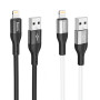 Data Cable Hoco X72 Creator silicone Lightning 2.4A 1m