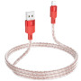 Data Cable Hoco X99 Crystal junction Lightning 2.4A 1m