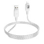Data Cable Hoco U124 Stone silicone intelligent power-off Lightning 2.4A 1.2m