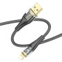 Data Cable Hoco U121 Gold standard Lightning 2.4A 1.2m