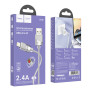 Data Cable Hoco U132 Beijing Lightning 2.4A 1.2m