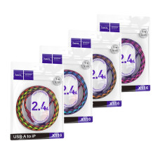 Data Cable Hoco X116 Meridian Lightning 2.4A 1m