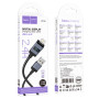 Data Cable Hoco X118 Generous Lightning 2.4A 1m