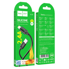 Data Cable Hoco X122 Benefit silicone Lightning 2.4A 1m