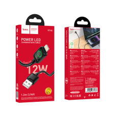 Data Cable Hoco U146 Mundo Lightning 2.4A 1.2m