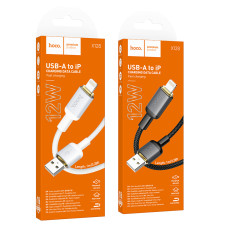 Data Cable Hoco X128 Benefit Lightning 12W 1m
