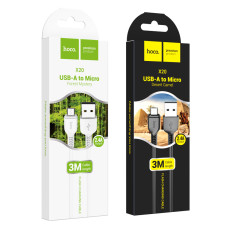 Data Cable Hoco X20 Flash charged Micro 3m