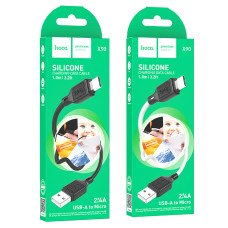 Data Cable Hoco X90 Cool silicone Micro 1m