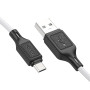 Data Cable Hoco X90 Cool silicone Micro 1m